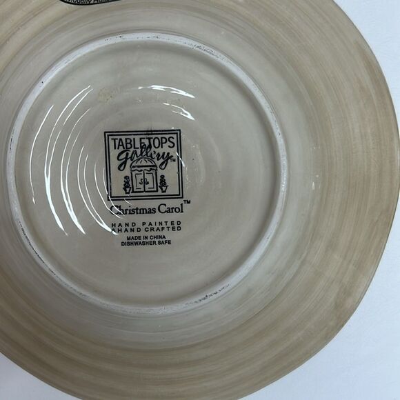 Tabletops Gallery Christmas Carol Hand Painted Crafted Red Poinsettia 8 In Set 2 - Picture 5 of 7